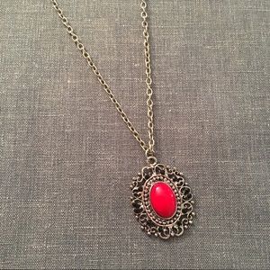 Red Pendant Necklace